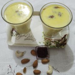 A picture of Winter delicacy kesar dry fruit milk.