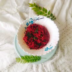A picture of PACHADI 😋 BEETROOT PACHADI 😋 (Kerala STYLE).