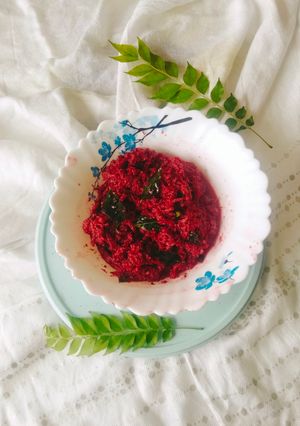 A picture of PACHADI 😋 BEETROOT PACHADI 😋 (Kerala STYLE).
