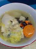 Sop Kimlo Ayam Telur Asin