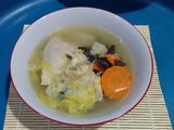 Sop Kimlo Ayam Telur Asin