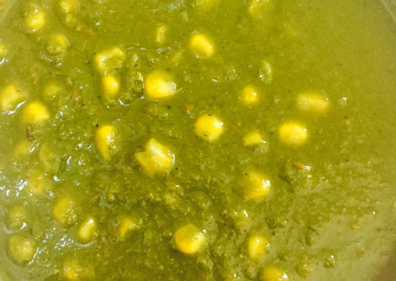 Corn palak