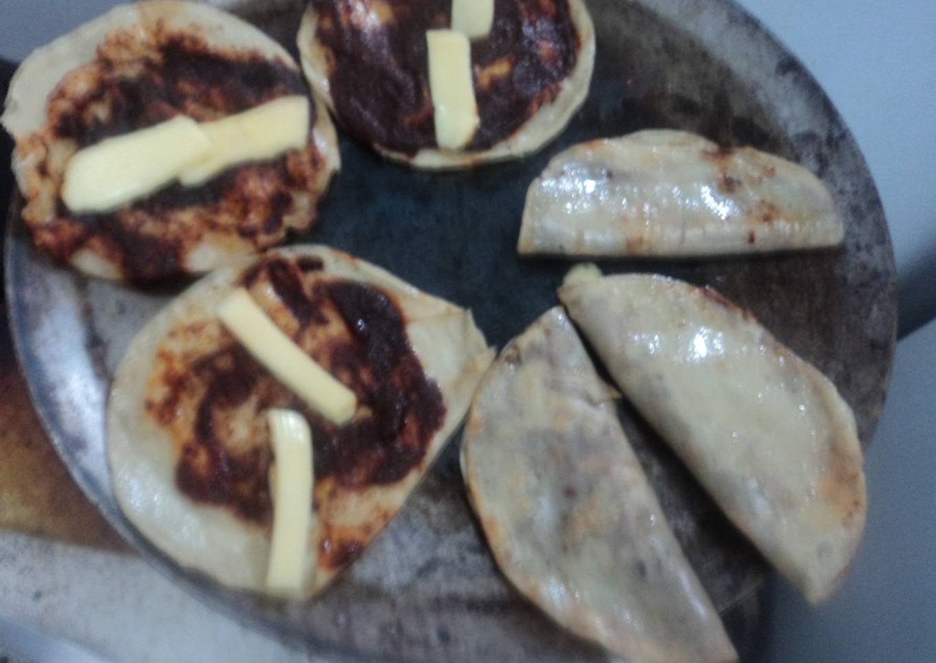 Enmoladas Doraditas con queso las Correa. San Diego de Alejandría, Jalisco México