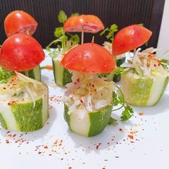 A picture of Veggie Feast basket.