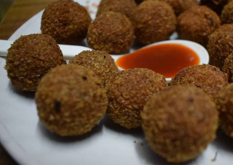 Simple Way to Prepare Quick Raj pops / Rajma Balls