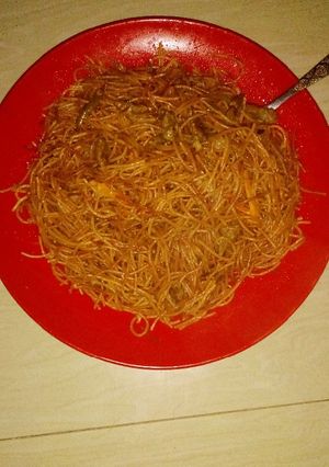 Brown Spaghetti ainihin hoton girkin