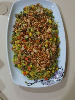 صورة لوصفة رز بالكاري مع لحمة
