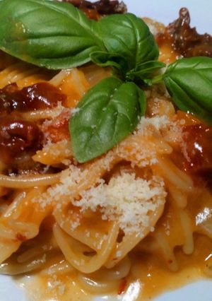 Una foto de One Pot Pasta mediterráneo