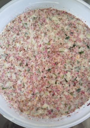عکسی از دستور آب دوغ خیار