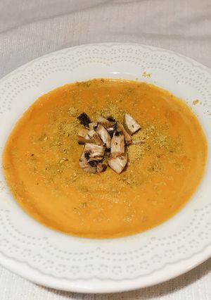 Una foto de Sopa de zanahoria y zapallo (apto veganos) 🥕🧡🌱