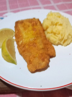 Una foto de Merluza a la Romana