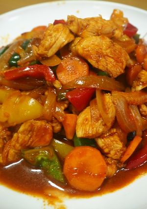 รูปของ ไก่ผัดซอสโคชูจัง