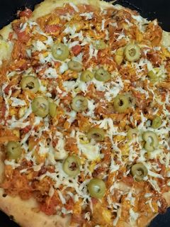 صورة لوصفة بيتزا 😍😋🍕