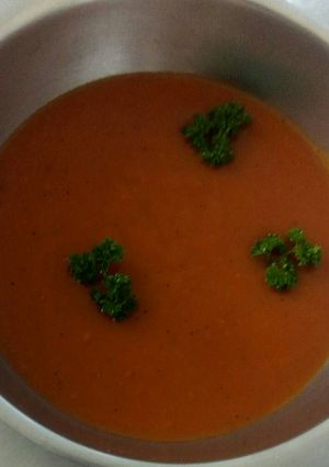 A picture of Tomato soup.