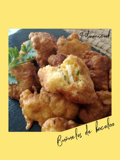 Una foto de Buñuelos de bacalao