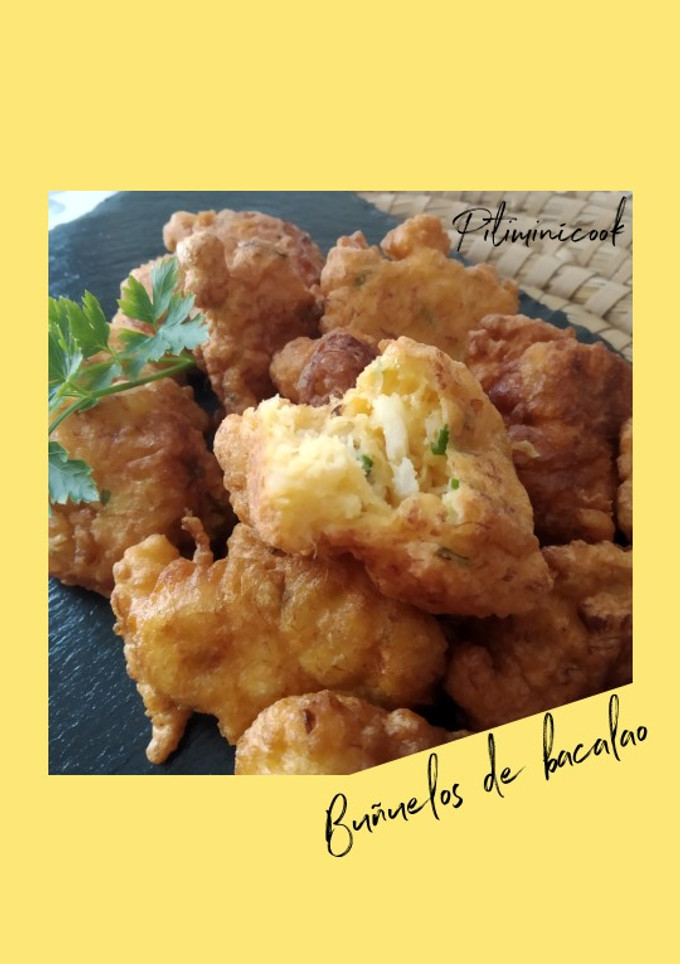 Una foto de Buñuelos de bacalao