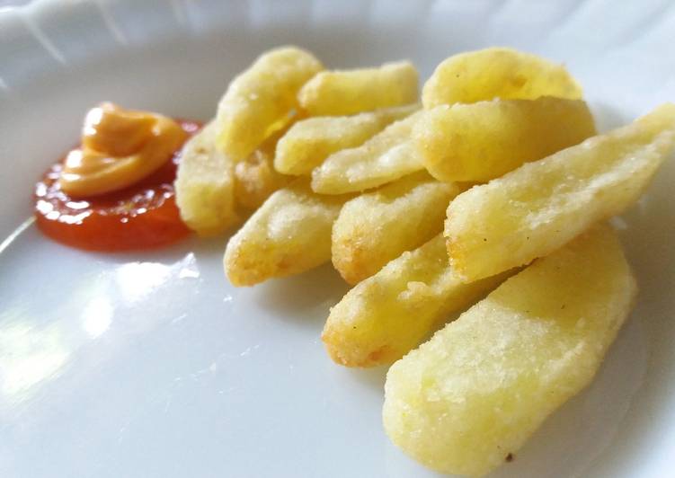 Resep Kentang goreng McD simple, enak 😚 Anti Gagal