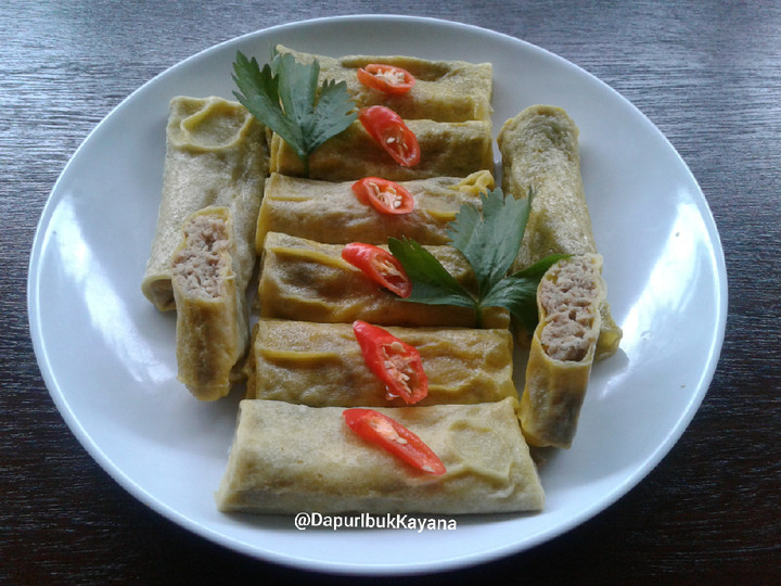 Bagaimana Menyiapkan 227. Sosis Solo Kukus (Sosis Basah) Varian Isi Tuna yang Enak Banget