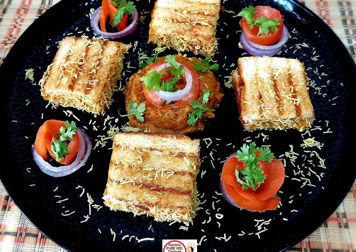 Mumbai Pavbhaji Grilled Sandwich