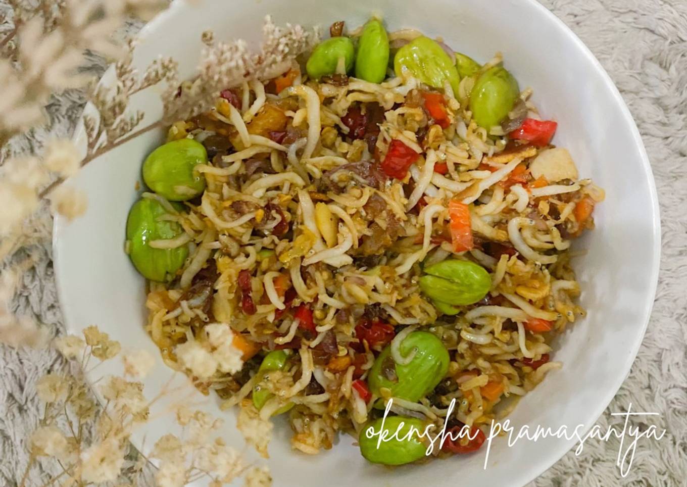 Sambel Oseng Teri Medan / Teri Nasi dan Pete