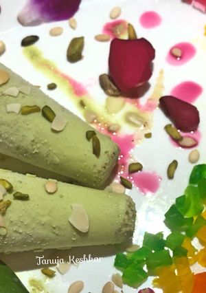 A picture of Paan Gulkand Kulfi.