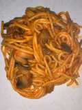 Espaguetis con hongos
