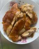 Đùi gà da giòn sốt cam