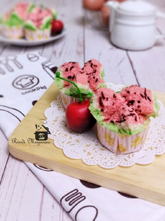 Foto resep 249. Bolu Kukus Semangka