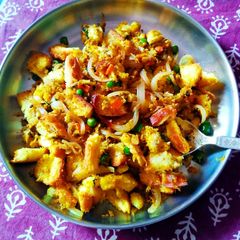 Bread masala fry A picture of Bread masala fry.