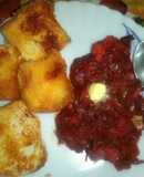 Beetroot Pav Bhaji