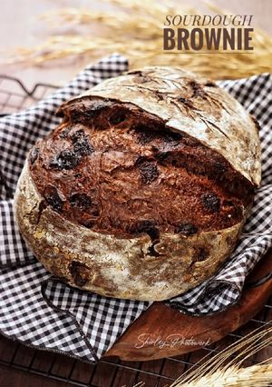 Foto resep SOURDOUGH BROWNIE ARTISAN BREAD🌾