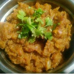 A picture of Shalgam Jaggery saag.