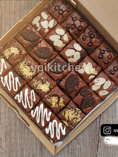 Foto resep Fudgy Brownies Shiny Crunchy