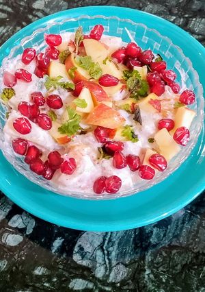 A picture of Apple Creamy Salad.