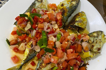 Resep Ikan Kembung Bakar Sambal Matah Anti Gagal