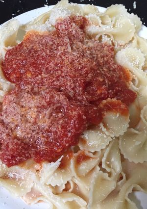 Una foto de Pasta napolitana