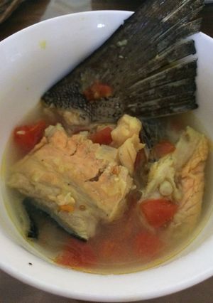 Foto resep Sop Salmon Asam Pedas