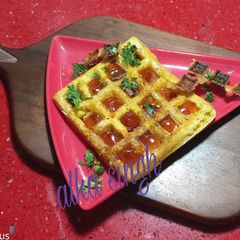 A picture of Maize Waffles.
