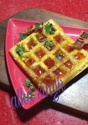 A picture of Maize Waffles.