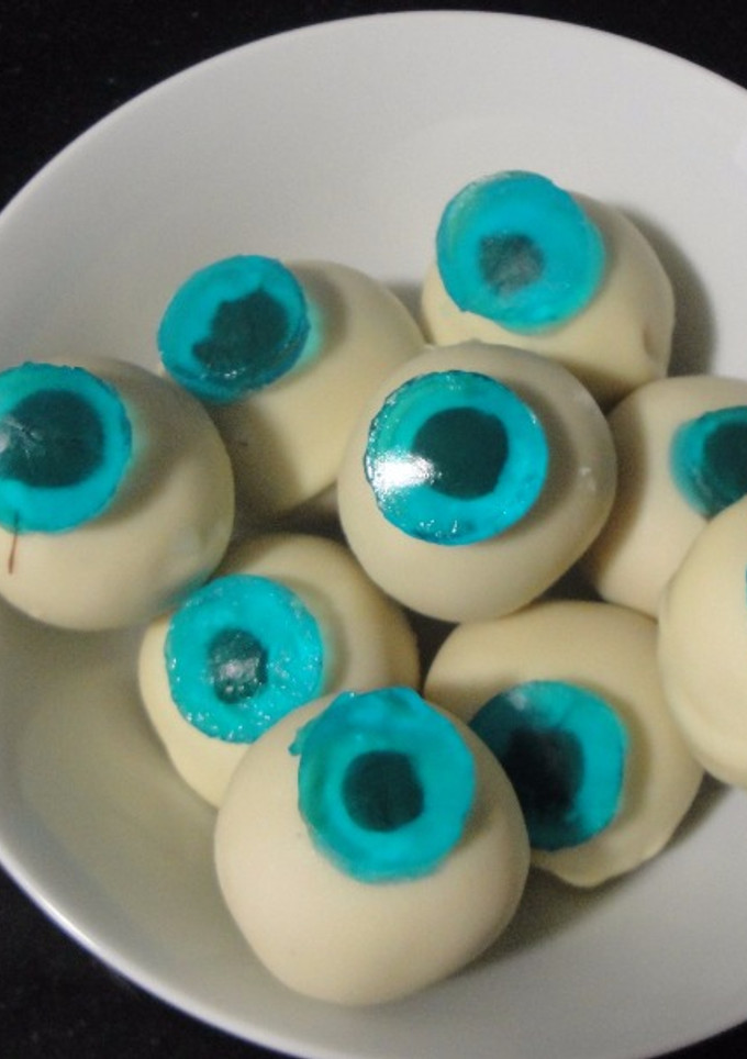 Una foto de Ojos para Halloween | cookie pops (Vídeo)