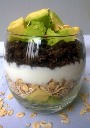 A picture of Avocado Oreo Parfait.