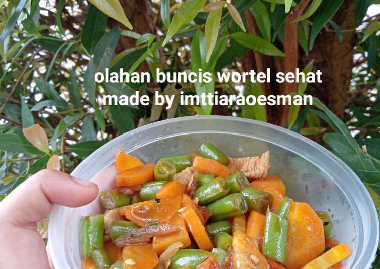 Resep Olahan wortel buncis sehat Lezat