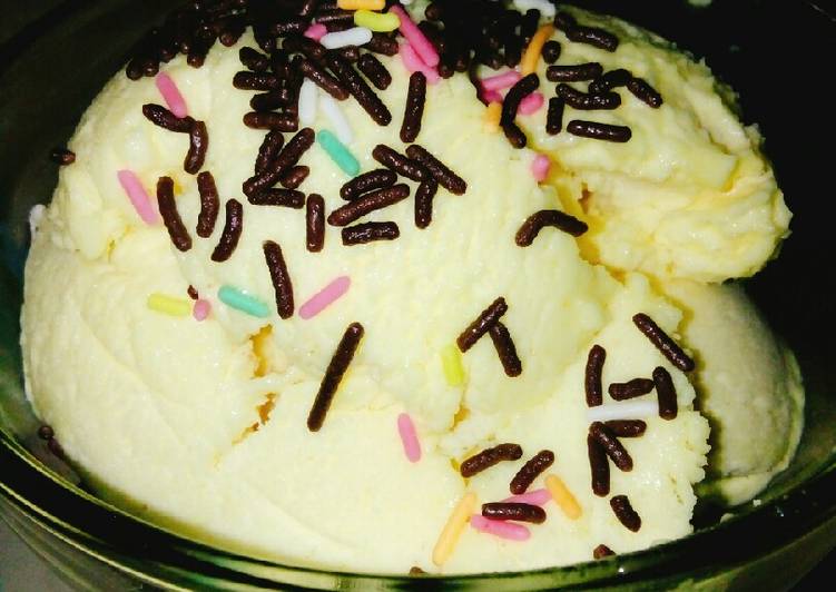 Ice cream #jagung pop ice susu