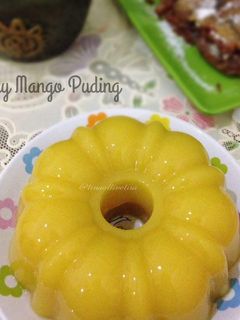 Foto resep Silky Mango Puding