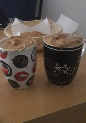 Una foto de Café Dalgona sin batidora