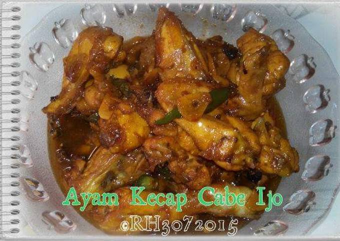 Ayam Kecap Cabe Hijau