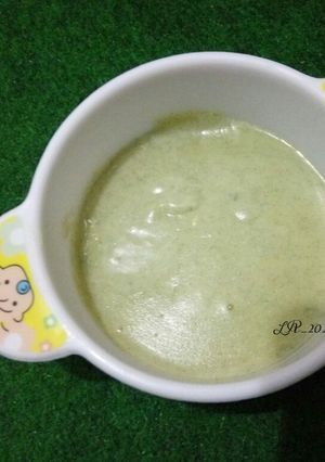 Foto resep MPASI Telur Tempe Bayam (Menu lengkap karbo+Prohe+Prona+Sayur)