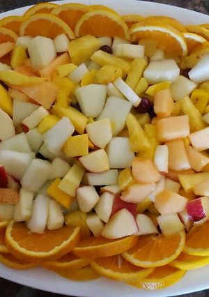 Una foto de Ensalada de frutas