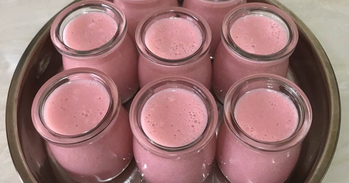 2 548 resep  puding  rasa strawberry  enak dan sederhana 