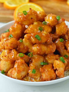 A picture of Orange Chicken.